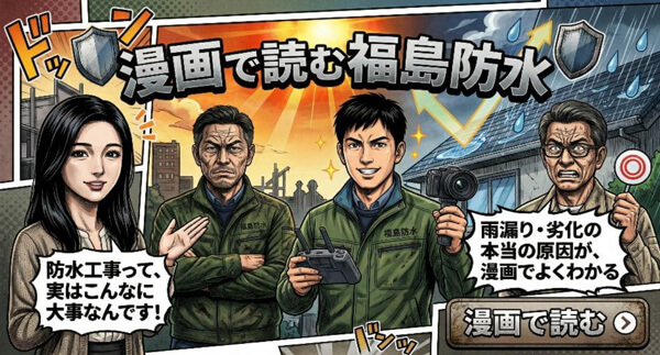 漫画で読む福島防水